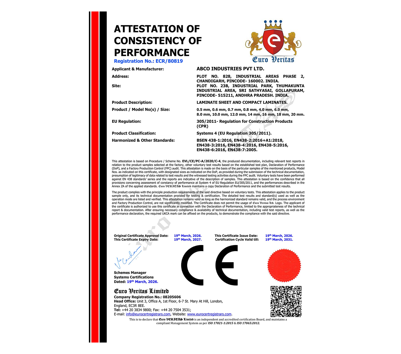 ISO 9001 Certification